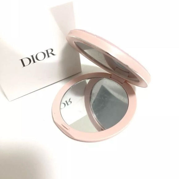 Dior Pink Quilted Compact Mirror - Picture 2 of 5